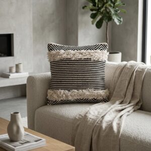 Funda Almohadón Rústico Rayas