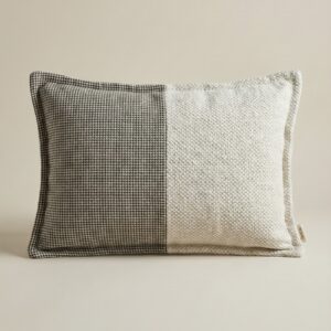 Almohadón Algodón Combinado Rectangular