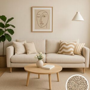 Alfombra Rustik Beige 200 cm x 250 cm